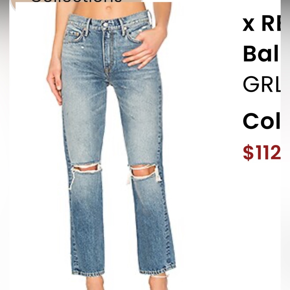 REVOLVE Jane Straight Jean in Ball of Confusion GRLFRND
Color:Ball of Confusion - Picture 1 of 11